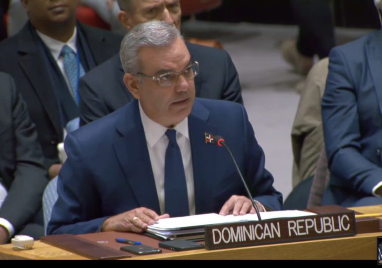 Presidente Abinader en la ONU: "La comunidad internacional no puede permitir que la tragedia haitiana continúe ni un día más"